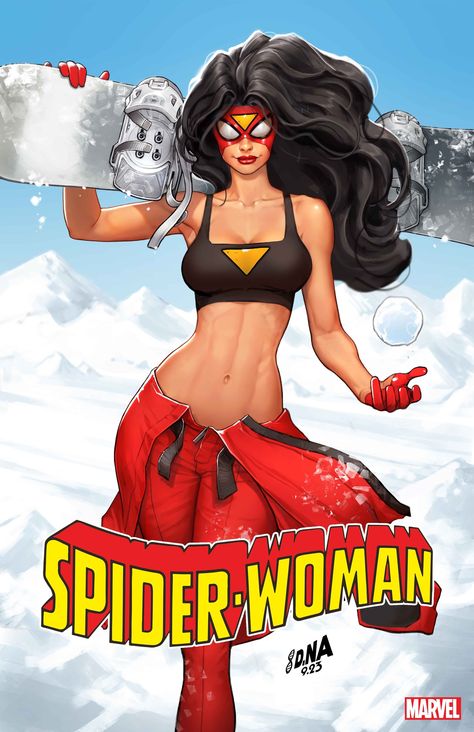 David Nakayama, Spider Man Unlimited, Jessica Drew, Arte Pin Up, Marvel Characters Art, Spider Girl, Ski Chalet, Marvel Comic Universe, Superhero Comics