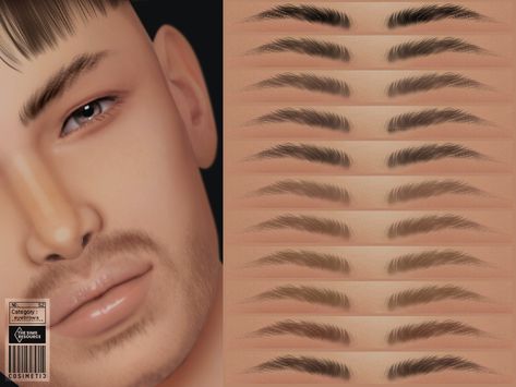 Male Alpha Cc, Cc Eyebrows, Egyptian Eyeliner, Sims 4 Male, Sims 4 Hair Male, Sims 4 Cc Eyes, Alpha Cc, Sims 4 Traits, Sims 4 Cas Mods