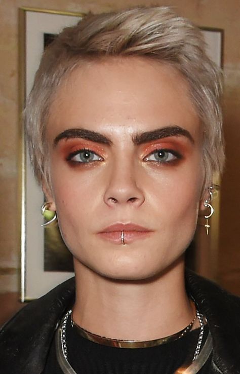 Cara Delevingne Hair, Toddler Braided Hairstyles, Toddler Braids, Face Piercings, Hair 2018, Hair Styles 2017, Mens Haircuts Short, Best Short Haircuts, Very Short Hair