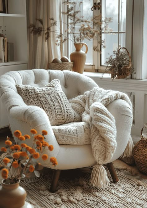 Small Sitting Room Ideas Cozy, Sitting Room Ideas Cozy, Winter Living Room Decor, Cozy Sitting Room, Cozy Living Room Decor Ideas, Hygge Home Decor, Living Room Nook, Scandinavian Winter, Cozy Living Room Decor