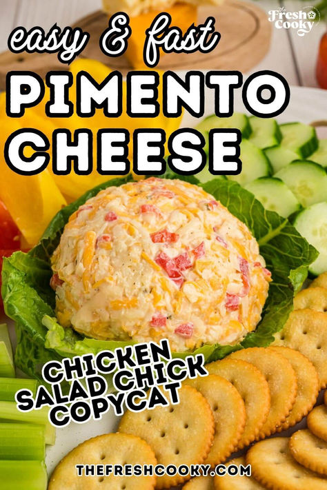 Pimento cheese spread and dip shaped into a ball on a bed of lettuce with veggies, crackers around for serving. Cottage Cheese Pimento Cheese, Southern Pimento Cheese Dip, Southern Pimento Cheese Recipe 12 Tomatoes, All Recipes Southern Pimento Cheese, Best Pimento Cheese Recipe, Pimento Cheese Spread Recipe, Easy Pimento Cheese, Pimento Cheese Dip Recipe, Grilled Pimento Cheese Sandwich Southern Living