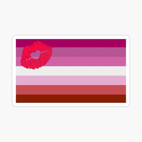 Get my art printed on awesome products. Support me at Redbubble #RBandME: https://www.redbubble.com/i/sticker/Lipstick-Lesbian-Pride-Flag-LGBTQ-Gay-Pride-by-LadyGia5919/55004423.EJUG5?asc=u Lgbtq Things, Lesbian Stickers, Lesbian Pride Flag, Pride Stickers, Lgbtq Pride, Pride Flag, Pride Flags, Gay Pride, Science Poster