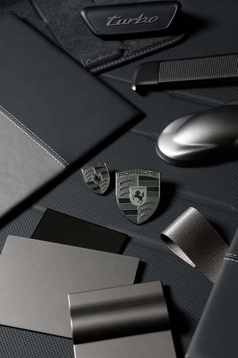 Porsche goes monochrome with all-new Turbo-only accessories | Classic Driver Magazine Accessories Classic, Studio Art, Alloy Wheel, Most Powerful, Colour Tone, Steering Wheel, New Look, Porsche, Lotus