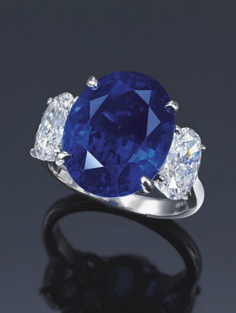 Harry Winston Engagement Ring, Harry Winston Engagement, Harry Winston Jewelry, Oval Cut Diamond Rings, Sapphire And Diamond Ring, Three Stone Ring, Harry Winston, Diamond Anniversary Rings, Sapphire Diamond Ring