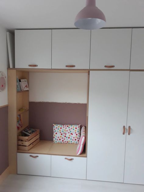 Diy Montessori Wardrobe, Ikea Kids Wardrobe, Ikea Kids Room, Bedroom Built In Wardrobe, Boy Toddler Bedroom, Ikea Wardrobe, Toddler Bedroom Girl, Ikea Kids, Storage Kids Room