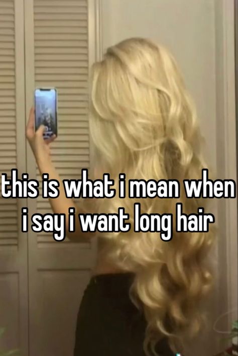 #healthyhair #hair #beautifulhair #blonde #whisper #longhair #growinghair Hair Dye Inspo Aesthetic Blonde, How To Do My Hair, Hair Styles Down Hairstyles, Blonde Quotes, 2a Hair, Hairstyle Examples, Shave Her Head, Messy Curls, Helping Women