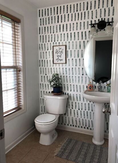 Diy Sponges, Walls Painting, Painted Bathroom, Inspiration Wallpaper, Small Ideas, Sponge Painting, Tile Stencil, Faux Brick, Bathroom Update