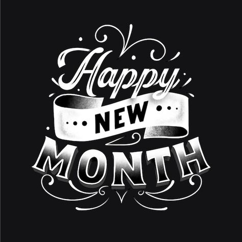 Happy New Month Pictures, Happy New Month Text, Month Lettering, Happy New Month May, New Month Greetings, Happy New Month Messages, Happy Text, New Month Wishes, Happy One Month