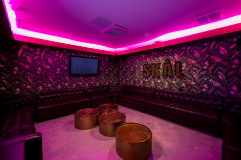 GALLERY – Pandora Karaoke & Bar Karaoke Bar, Stage Fright, Bulleit Bourbon, Karaoke Room, Episode Backgrounds, Johnnie Walker, Songs To Sing, Private Room, Bar Design