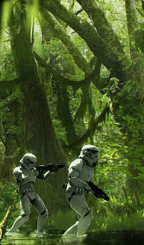 THE BATTLE OF ENDOR Endor Wallpaper, Endor Star Wars Aesthetic, Star Wars Endor Aesthetic, Ewok Wallpaper, Stormtroopers Wallpaper, Star Wars Moving Wallpaper, Star Wars Wallpaper Stormtrooper, Star Wars Endor, Remnant Stormtrooper Art