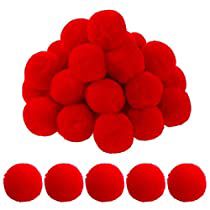 Check this out on Amazon Diy Christmas Costumes, Pennywise Costume, Christmas Party Costume, Red Pom Poms, Fest Temaer, Diy Crafts Christmas, Tissue Pom Poms, Crafts Holiday, Halloween Supplies