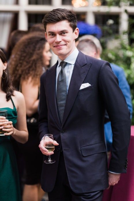 Oliver Spencer, Anderson and Sheppard Anderson And Sheppard, Saville Row, Formal Workwear, Oliver Spencer, Preppy Men, Navy Suit, Savile Row, Summer Party, Preppy Style