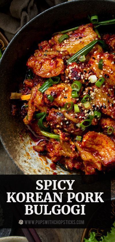 Korean Spicy Pork Bowls, Korean Pork Rice Bowl, Korean Dishes Recipes Meat, Spicy Pork Belly Ramen, Easy Korean Pork Recipes, Pork With Bell Peppers, Spicy Korean Pork Belly, Korean Stir Fry Pork, Korean Pork Lettuce Wraps