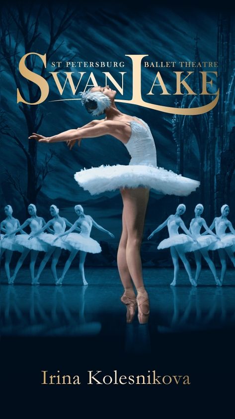 Swan Lake Ballet Poster, Swan Lake Poster, Vs Poster, Tchaikovsky Swan Lake, Ballet Swan Lake, Amazing Book Covers, Ballet Poster, Dance Design, Swan Lake Ballet