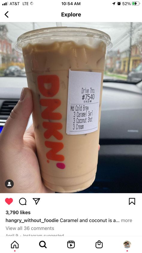 Cheap Dunkin Drinks, Dunkin Drink Orders Refreshers, Dunkin Donuts Cold Brew Order, Dunkin Cold Brew Order Ideas, Dunkin Cold Brew Order, Dunkin Secret Menu Drinks, Best Dunkin Donuts Iced Coffee Order, Dunkin Drink Orders, Dunkin Orders