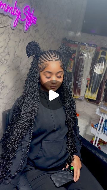 Tribals With Island Twist, Fulani Island Twist, Island Twist, Boho Twists, Box Braid, Fulani Braids, Goddess Locs, Box Braids Styling, Boho Braids