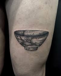 Bowl Tattoo, Rice Bowl, Tattoos Ideas, Tattoos And Piercings, Geometric Tattoo, Tatting, Tattoo Ideas, Piercings, Rice