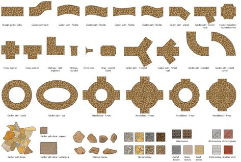 Garden path and walkway clipart, walkway stones, walkway rounded, straight road, garden paths, walkways, stone garden path, garden path stones, roundabout, circular intersection, 4 way junction, roundabout, 4-way circular junction, round garden path, road bend, garden paths, walkways, right angle turn, walkway, oval garden path, garden paths, walkways, garden path texture, garden path stone, forked road, garden paths, walkways, triple fork, forked road, garden paths, walkways, branch road, flexi Photoshop Illustrations, Garden Paths And Walkways, Architecture Photoshop, Waterscape Design, House Garden Landscape, Design A Garden, Landscape Design Software, Architectural Landscape, Brick Patio