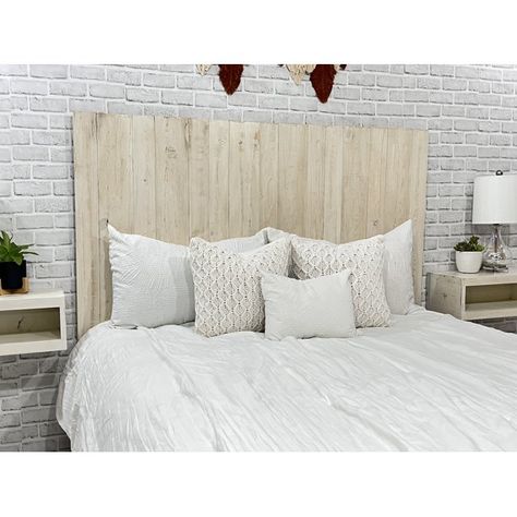 Headboard Farmhouse, Handmade Headboard, Solid Wood Headboard, Floating Headboard, Farmhouse Headboard, Pallet Headboard, White Headboard, Wooden Headboard, Panels Wall