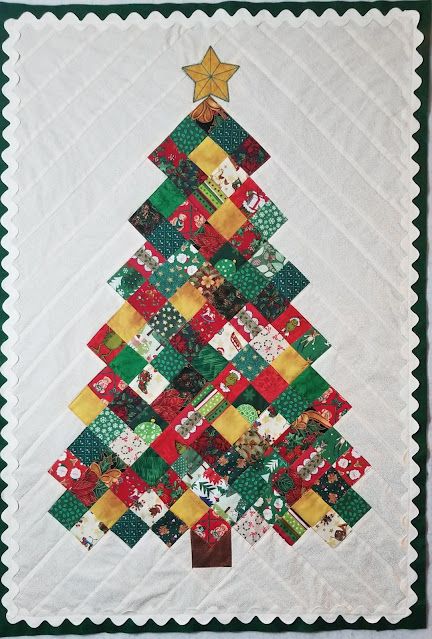 My Sister Made Me do it.......: WOOFA finish, one in progress, and another on the back burner.... Christmas Tree Quilt Pattern, Tree Quilt Block, Tree Quilt Pattern, Colchas Quilting, Christmas Quilting Projects, Christmas Quilt Blocks, Christmas Tree Quilt, Christmas Patchwork, Christmas Quilting