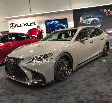 Spirits Artisan on Instagram: “2018 SEMA SHOW @lexususa booth Lexus LS500 produced by @lexustuned tuned by @evasivemotorsports Artisan spirits/// Sportsline blacklabel…” Lexus Ls500 F Sport, Lexus Ls 500 F Sport, Lexus Ls 500, White Lexus, Lexus Ls500, Dream Cars Lexus, Lexus Sport, Lexus Ls 460, Big Cars