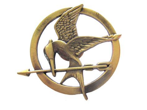 21 Hunger Games Gifts Even the Mockingjay Would Fight For: The Hunger Games phenomenon continues to be at a fever pitch with Mockingjay coming out later this month. Hunger Games Mockingjay Pin, The Hunger Games Movie, Hunger Games Costume, Hunger Games Movie, Mockingjay Pin, Orishas Yoruba, Hunger Games Katniss, Dystopian Fiction, Safety Pin Jewelry