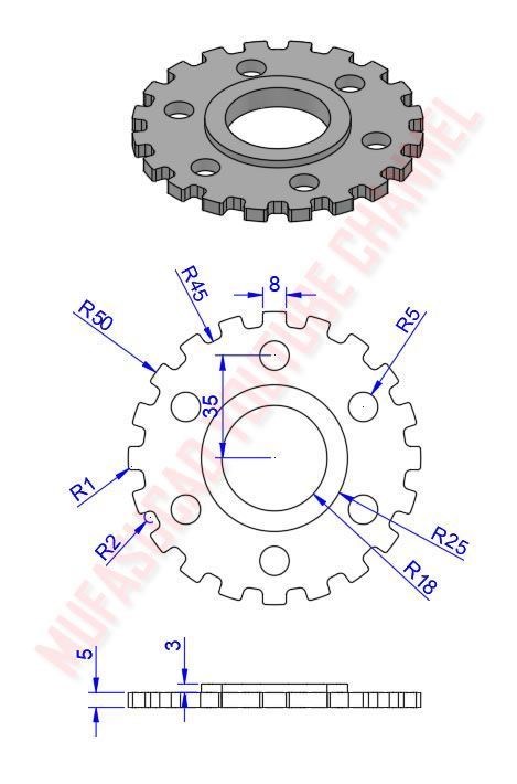 3D Modeling Reference Image 6-10 Catia Design Models, Cad Drawing Mechanical, 3d Modeling Reference, Sheet Metal Drawing, Autocad Isometric Drawing, Gear Drawing, Modeling Reference, Cad Cam Design, Learn Autocad