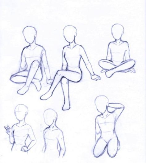 Drawing references (Not updating anymore) - Sitting - Wattpad Desen Realist, Siluete Umane, Poses References, Guided Drawing, Body Drawing, Art Poses, Drawing Base, Drawing Poses, Drawing Reference Poses