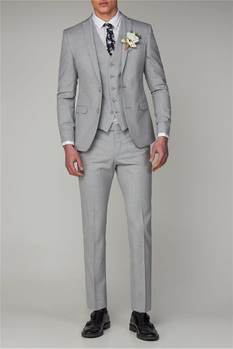 Suit For Summer Wedding, Suit For Groomsmen, Groomsman Suits, 3 Piece Suit Men, Wedding Suits Men Grey, Grey Mens Suit, Grey 3 Piece Suit, Groom Tuxedo Wedding, Tuxedo Wedding Suit