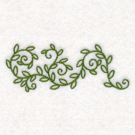 Vines Embroidery Pattern, Simple Vine Embroidery, Vine Pattern Design, Vine Stitch Embroidery, Embroidery Leaf Pattern, Embroidery Vines Tutorial, Embroidered Border Design, Vine Embroidery Pattern, Embroidery Vine