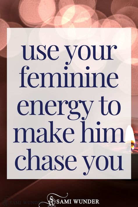 Unlock your full potential as you learn how to make your man chase after you! Dating guru Sami Wunder shows women how to use Feminine Energy to get a high-quality man to chase you. If you’re a successful woman, and you would very much like an amazing man to pursue, to think about you, to crave hearing your voice on the phone, and to want to win your heart and give you the world, then this article is for you. Feminine Dating, Real Relationship Advice, A Successful Woman, Successful Woman, Make Him Chase You, Relationship Counselling, Amazing Man, Great Men, Inspirational Speaker