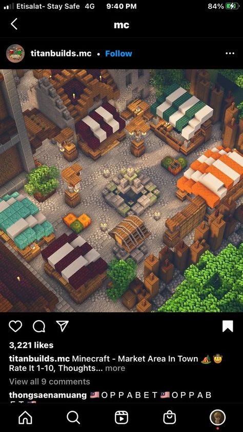 Minecraft Flat World Ideas, Minecraft Town Builds, Minecraft Town Center, Minecraft Town Ideas Buildings, Minecraft Shops Ideas, Minecraft Market, Minecraft Town Ideas, Zicxa Photos, Minecraft Town