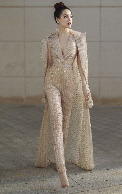 Gaun Fashion, Colorful Jumpsuit, Chique Outfits, Evening Outfit, Girls Formal Dresses, Designer Jumpsuits, Jumpsuit Elegant, فستان سهرة, Ideas Outfit