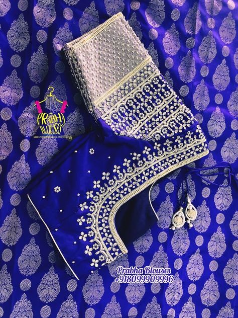 Aari work blouse Silver Work Blouse Designs Indian, Silver Aari Work Blouse, Blouse Design Ideas, Blouse Aari Work, Floral Blouse Designs, Aari Work Blouse Design, Pink Blouse Designs, Work Blouse Designs, Maggam Blouse