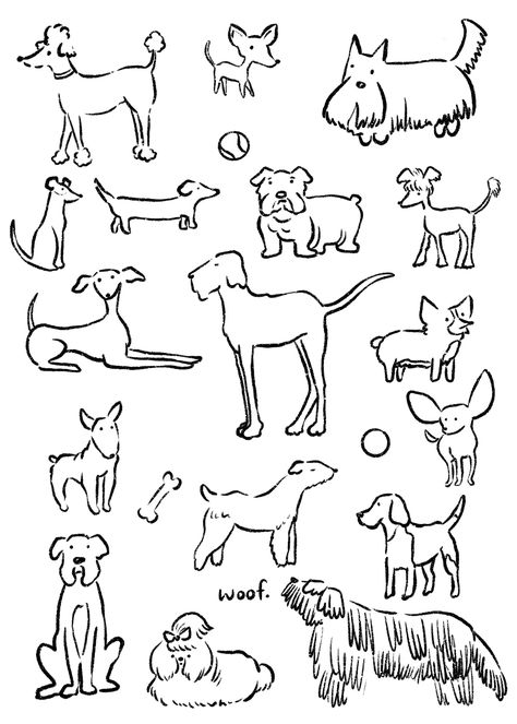 Dogs Blank Card design by PSGStudio. | Each card is handmade, packaged and shipped with love! <3

Dog lovers this is the perfect set of cards for you. I would even frame it, it's so adorable. Doodle Of Dog, Standing Dog Illustration, Labrador Illustration Cartoon, Dog Graphic Design Illustration, Line Drawing Of Dog, Maltese Dog Illustration, Dog Illustration Simple, Line Drawing Dog, Dog Cards Handmade