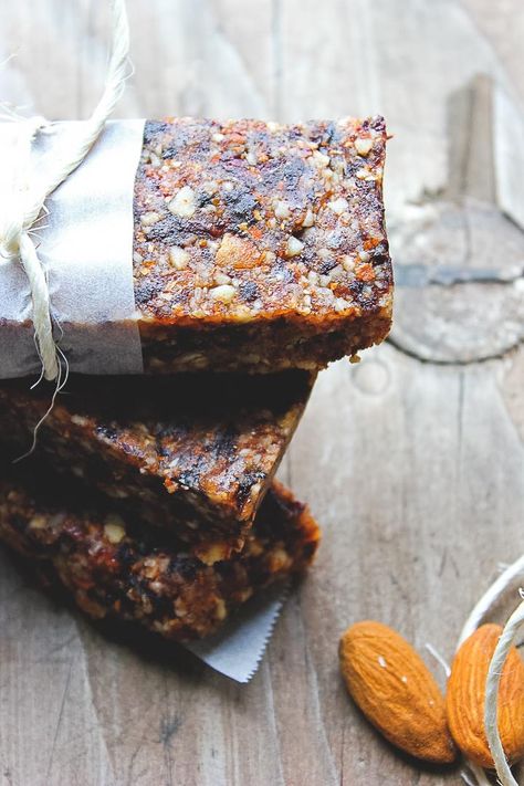 Homemade Lara Bars with Almond, Dates & Dried Cherries – Happy Hearted Kitchen Lara Bars Recipe, Desserts Bars, Healthy Bakes, Batch Meals, Almond Desserts, 2023 Food, Cherry Bars, Baking Photography, Power Snacks