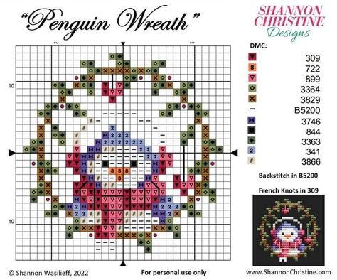 Christmas Cross Stitch Patterns Free, Elf Wreath, Merry Monday, Santa Cross Stitch, Cross Stitch Freebies, Santa Wreath, Holiday Cross Stitch, Xmas Cross Stitch, Winter Cross Stitch