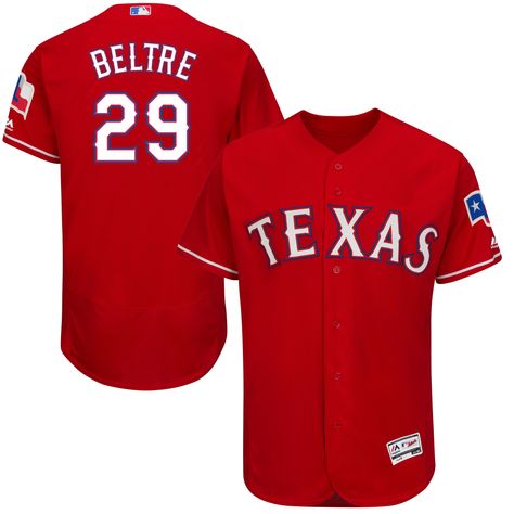 MLB Adrian Beltre Texas Rangers Majestic Alternate Flex Base Authentic Collection Player Jersey - Scarlet Adrian Beltre, Mlb Uniforms, Yu Darvish, Rare Sneakers, Cool Outfits For Men, Baseball Fan, Team Sports, Texas Rangers, Baseball Jerseys