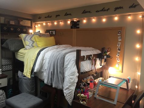 Mizzou dorm Mizzou Dorm, Triple Room, College Prep, College Life, College Dorm, Dorm Room, Bed, Furniture, Home Decor