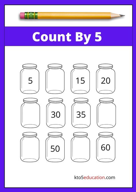 Free Skip Count By 5 Worksheet Check more at https://kto5education.com/free-skip-count-by-5-worksheet-2/ Count By 5's Worksheet Free Printable, Skip Counting By 2 Worksheet, Skip Counting By 5's Worksheet, Skip Count By 5, Count By 5, Count By 5s, Skip Counting By 5, Skip Counting By 5's, Plan Lector