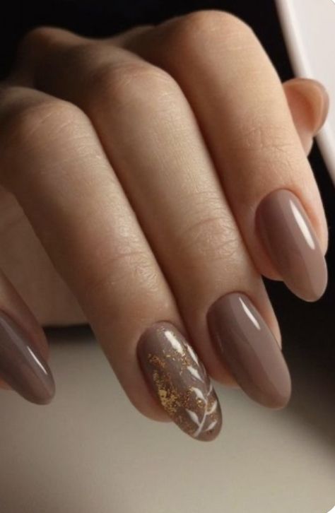 Ongles Beiges, Brown Acrylic Nails, Brown Nail, Romantic Nails, Fall Gel Nails, Beige Nails, Her Nails, Cute Gel Nails, Thanksgiving Nails