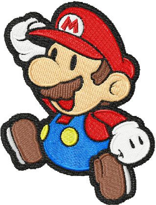 Super Mario Embroidery, Mario Embroidery, Super Mario Bros Nintendo, Bernina Embroidery Machine, Bernina Embroidery, Embroidered Badges, Cute Patches, Mario Bros., Nintendo Game