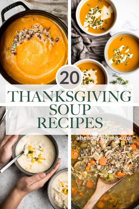 Thanksgiving Soup Recipes, Thanksgiving Soups, Holiday Soups, Beautiful Recipes, Soup Appetizers, Food Soup, Thanksgiving Drinks, Thanksgiving Dinner Recipes, Delicious Thanksgiving