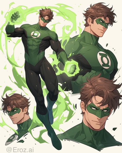 Green Lantern - Concepts 💚 Which one do you like the most?! #greenlantern #haljordan #kylerenner #johnstewart #abinsur #kilowog #greenlanterncorps #greenlanterncomics #dc #dccomics #dcuniverse #dceu #dceuedit #aiart #aiartcommunity #aiartwork Green Lantern Drawing, Green Lantern Fanart, Green Lantern Concept Art, Green Lantern Suit, Green Lantern Art, Dc Comic Characters, Dc Fan Art, Superhero Concept Art, Green Lantern Characters