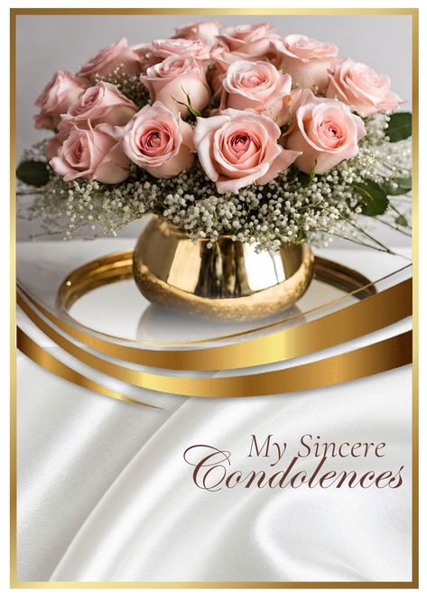 Condolence Greeting by Simply Shykeria Sincere Condolences, Condolences Quotes, Beautiful Birthday Wishes, Sympathy Messages, Birthday Daughter, Condolence Messages, Beautiful Birthday, Diy Crafts Hacks, Faith Inspiration