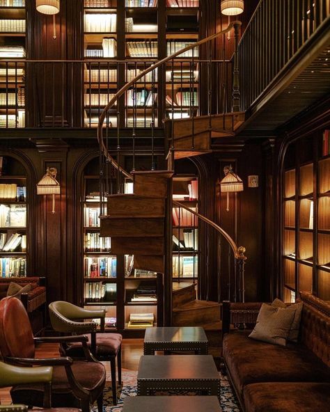 The NoMad Hotel (@thenomadhotel) • Instagram photos and videos Nomad New York, Bookcase Library, Nomad Hotel, Joinery Design, Library Love, Design Boards, Hotel Guest, Front Of House, Bar Carts