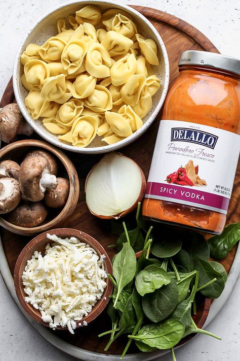 Tortellini Recipes Vodka Sauce, Cheese Tortellini With Vodka Sauce, Tortellini Vodka Sauce Recipes, Vodka Tortellini Recipes, Vodka Sauce Tortellini, Healthy Tortellini Recipes Health, Tortellini Vodka Sauce, Tortellini With Vodka Sauce, Cheese Tortellini With Spinach