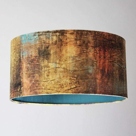 Lighting Updates, Pendant Shade, Bespoke Lighting, Ceiling Shades, Oxidized Copper, Standard Lamps, Pendant Lamp Shade, Living Water, Hammered Metal