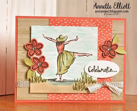 Diy Crafts Kids, Stampin Up Anleitung, Woman Card, Album Scrapbooking, Crafts Kids, Office Crafts, Beautiful Greeting Cards, Stationery Craft, Stamping Up Cards