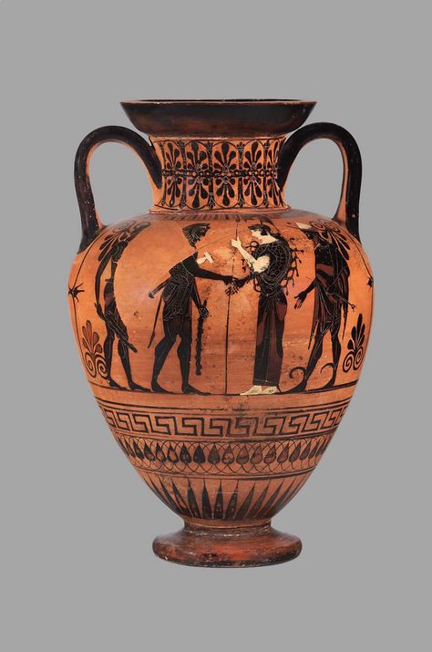 this piece reminds me of the hercules movie and that is my favorite movie. Ancient Greek Pottery, Greek Pottery, Greek Vases, Grece Antique, Rookwood Pottery, Ancient Pottery, Scratch Art, Raku Pottery, Native American Pottery